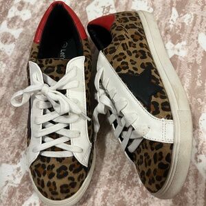 Cheetah Print Sneakers Sz 9